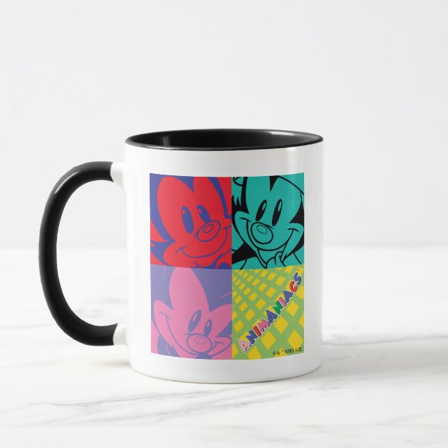 Mug Animaniacs | Warner Siblings Pop Art Graphic (Gauche)