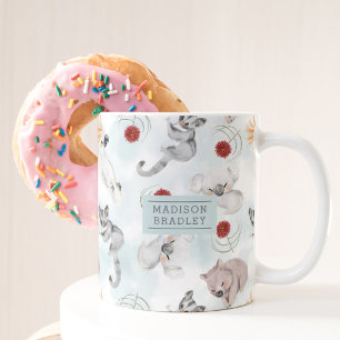 Mug Animaux australiens Aquarelle mignonne Personnalis
