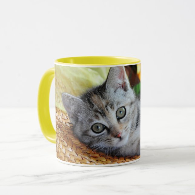 Mug Animaux de bébés cutest | Lounge Kitten (Devant gauche)