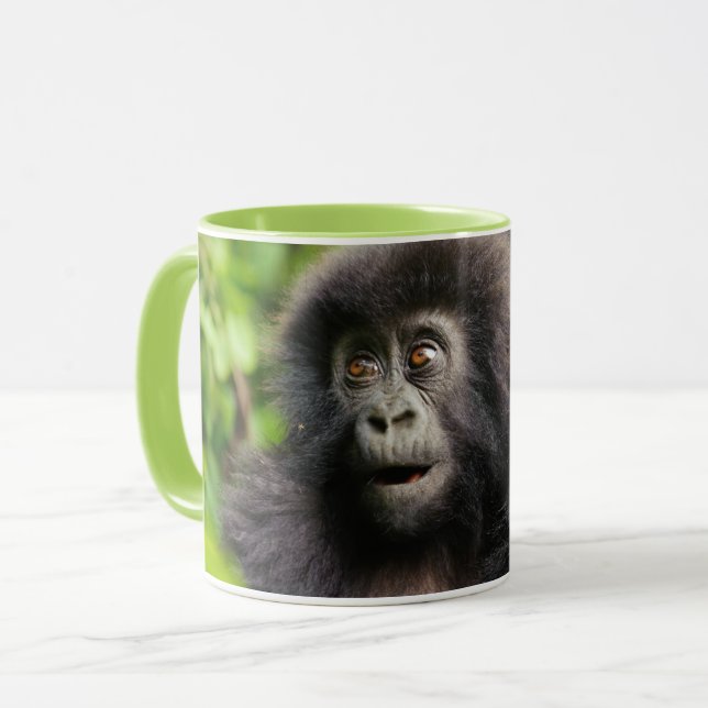 Mug Animaux de bébés cutest | Young Mountain Gorilla (Devant gauche)