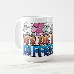 Mug Animaux de caricature mignons - Soyez différents