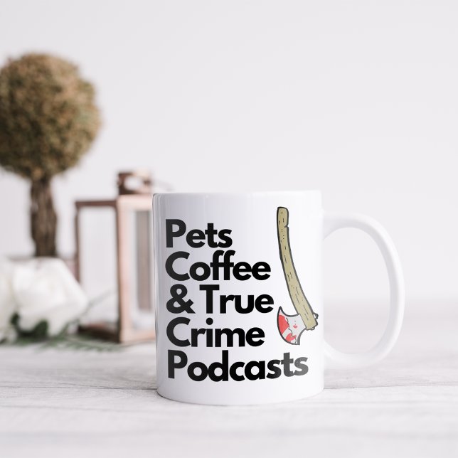 Mug Animaux de compagnie amusants Café et Véritable Cr (Créateur téléchargé)