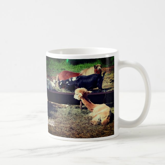Mug Animaux de ferme amis Nature Personnalisée (Droite)