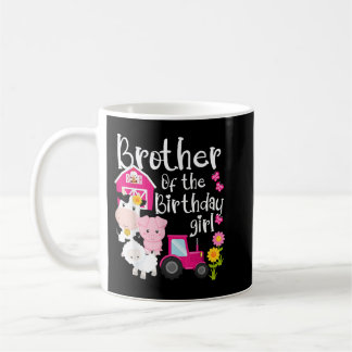 Mug Animaux De Ferme Frère De Fille Anniversaire Ba