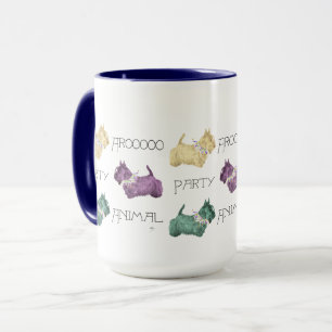 Mug Animaux de fête Terrier écossais