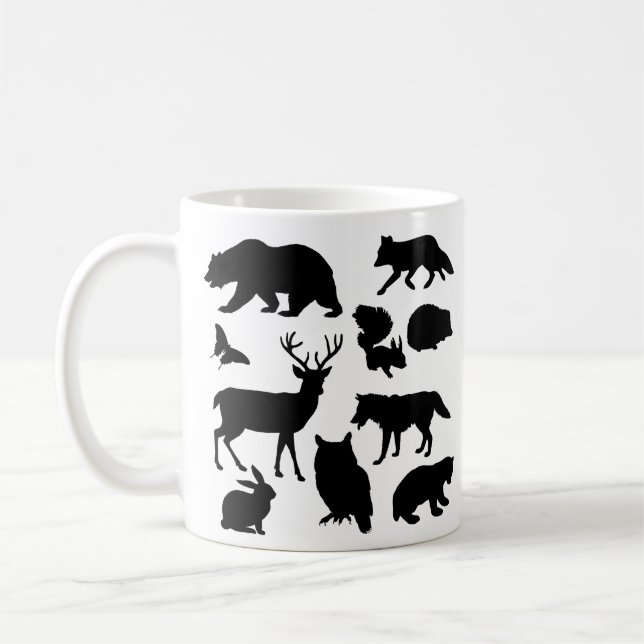Mug Animaux De La Forêt, Faune (Gauche)