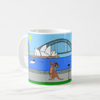 Mug Animaux du monde, Australie : kangourou et koala