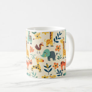 Mug Animaux fous Motif coloré