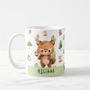 Mug Animaux mignons d'ours personnalisés