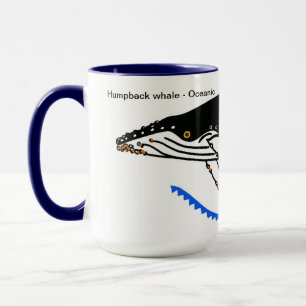 Mug Animaux sauvages - BALEINE Cool à bosse - Océans