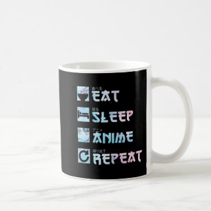 Mug Anime de sommeil de manger Répétition - Anime M de