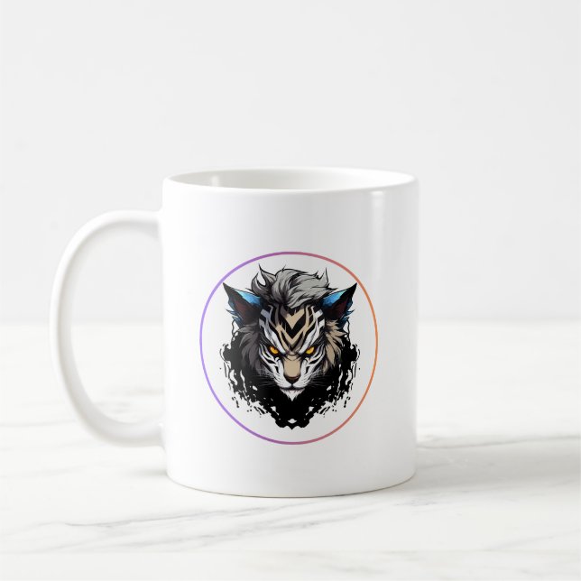 Mug Anime de tigre de fer (Gauche)