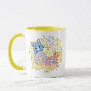 Mug Anime Donut délice avec Tom, Jerry et Tuffy