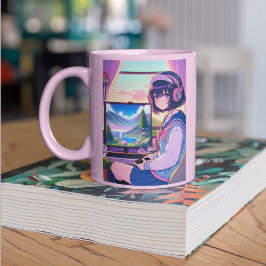 Mug Anime fille de jeu