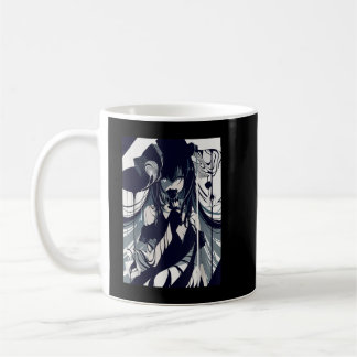 Mug Anime Girl Gothique Esthétique Waifu Grunge Horreu