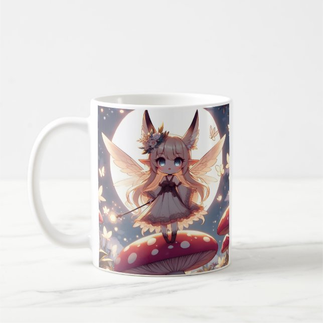 Mug Anime Girl Pixie Hippie Lune Fée (Gauche)