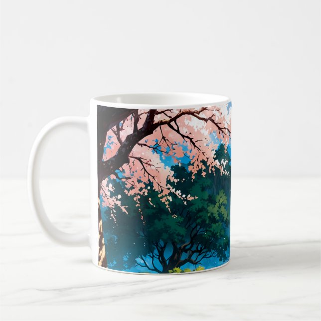 Mug Anime natural landscape (Gauche)
