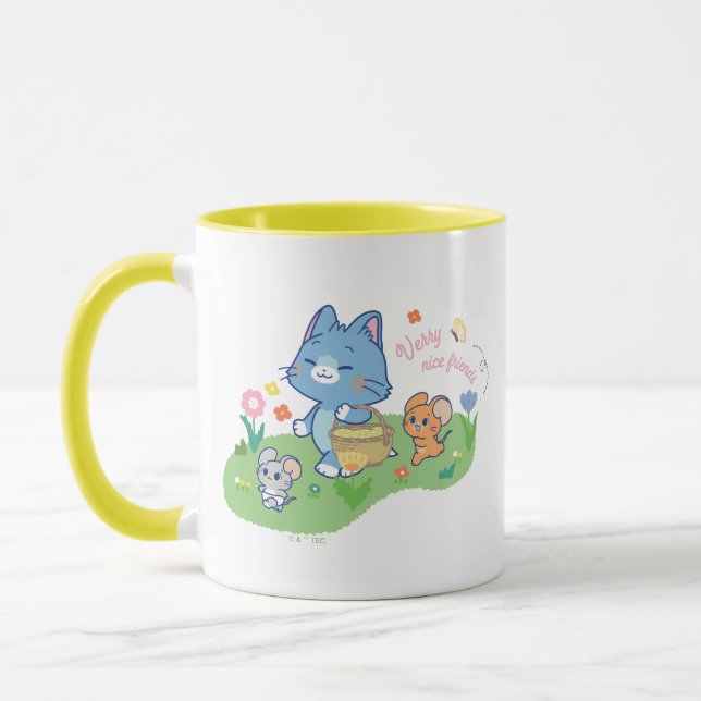 Mug Anime Tom, Jerry et Tuffy Picnic (Gauche)