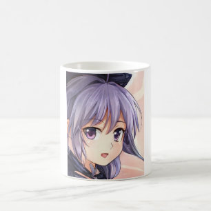 Mug Anime violet cheveux fille yeux violet