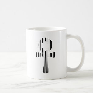 Mug ANKH SYMBOLE CODE BARRE Ankhs Code barre Motif de 