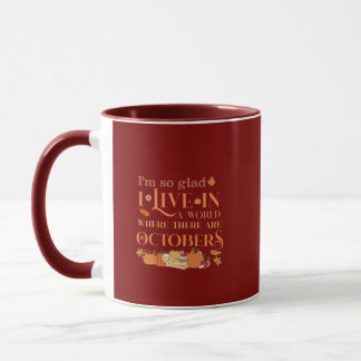 Mug Anne of Green Gables on October Quote