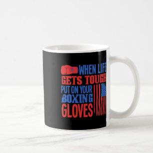 Mug Anneau de boxe Fitness - Gants de boxe - J'aime Ki