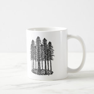 Mug Anneau de cathédrale (croquis côtier de séquoia