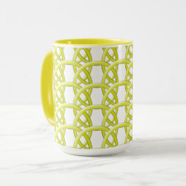 Mug - Anneaux jaunes entrelacés