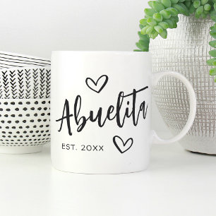 Mug Année Abuelita Grandma établie