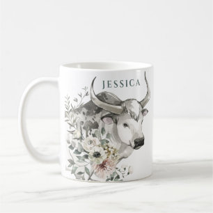 Mug Année aquarelle de l'Ox   Nouvel an Chinois