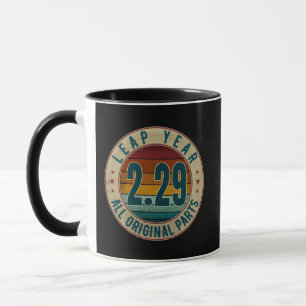 Mug Année bissextile vintage 29 février Toutes pièces 