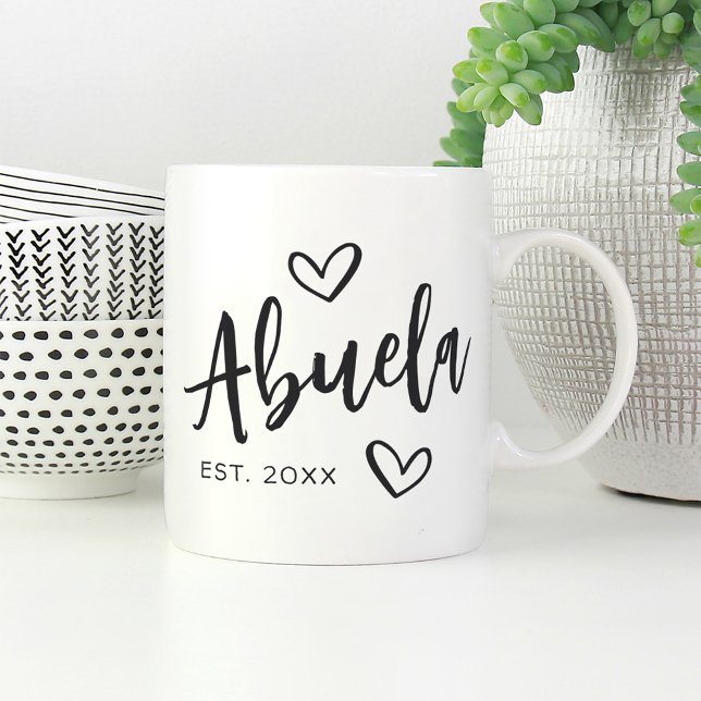 Mug Année d'Abuela Grandma établie (Créateur téléchargé)