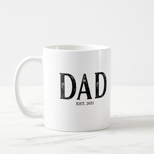 Mug Année de création de papa (Gauche)