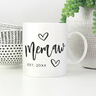 Mug Année de mème établie grand-mère