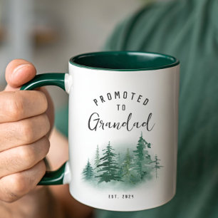 Mug Année de promotion au rang de papi Est.