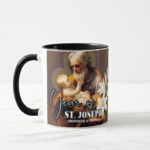 MUG ANNÉE DE ST. JOSEPH CATHOLIQUE PERSONNALISÉ