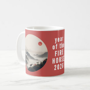 Mug Année du Cheval 2026 Nouvel An Chinois