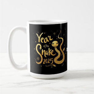Mug Année du serpent chinois 2025 Zodiac