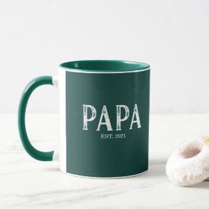 Mug Année Hunter Green Papa