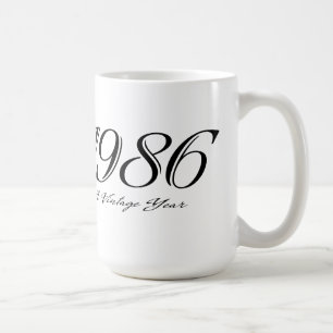 Mug Année Vintage 1986