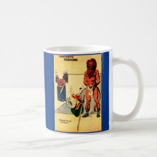 Mug Années 1930 Prince Thun Lion Man Doll Papier Flas