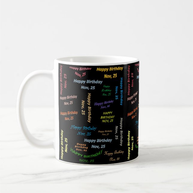 Mug anniversaire 25 novembre (Gauche)