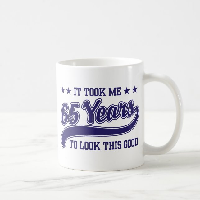 Mug Anniversaire 65 ans (Droite)