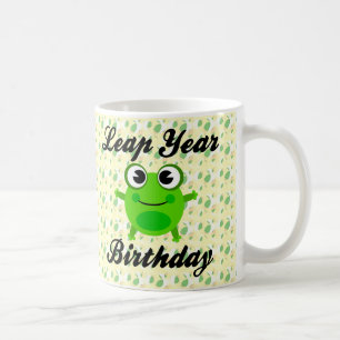 Mug Anniversaire d'année bissextile, grenouille