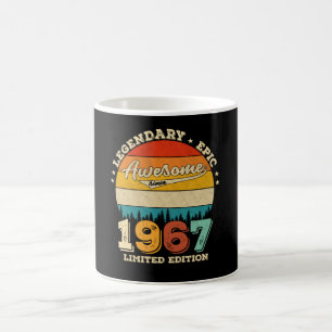 Mug anniversaire de 58 ans 1967 Magnifique 58e anniver