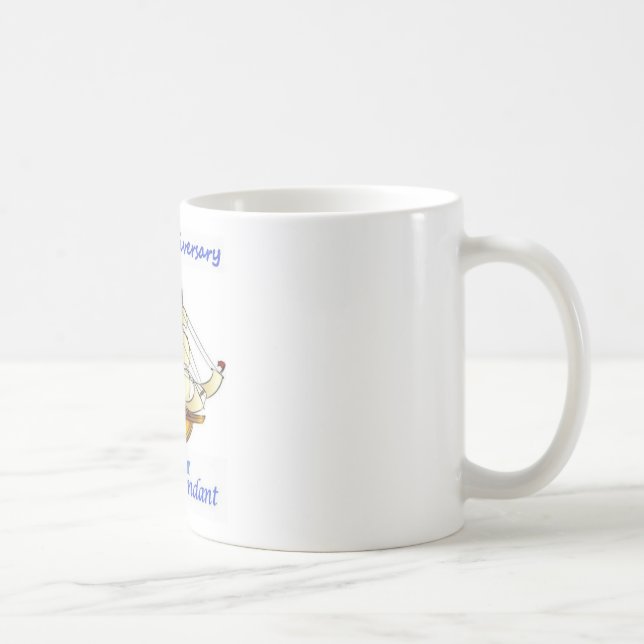 Mug Anniversaire de bateau de navigation de descendant (Droite)