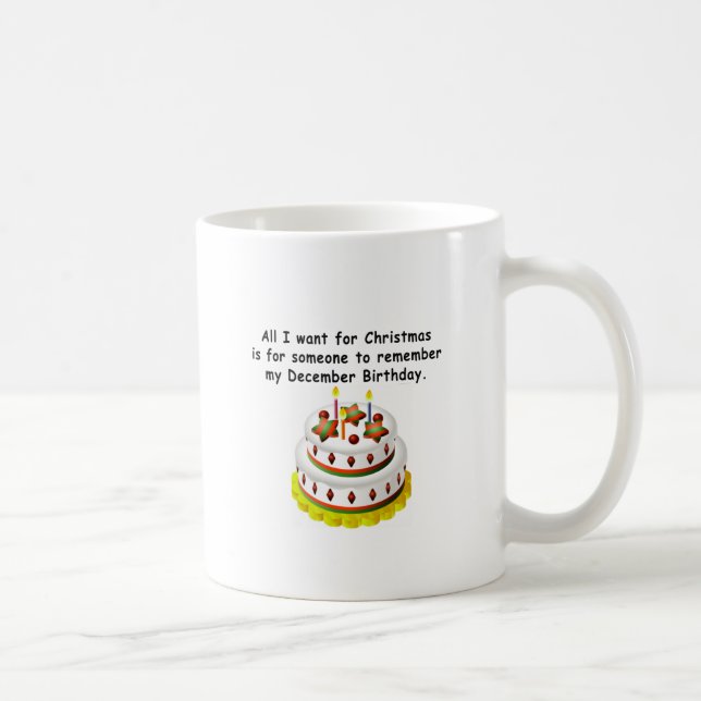 Mug Anniversaire de décembre (Droite)