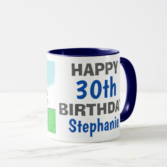 Mug Anniversaire de golfeuse (Devant droit)