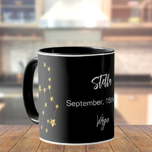 Mug Anniversaire de la constellation d'étoiles de la V