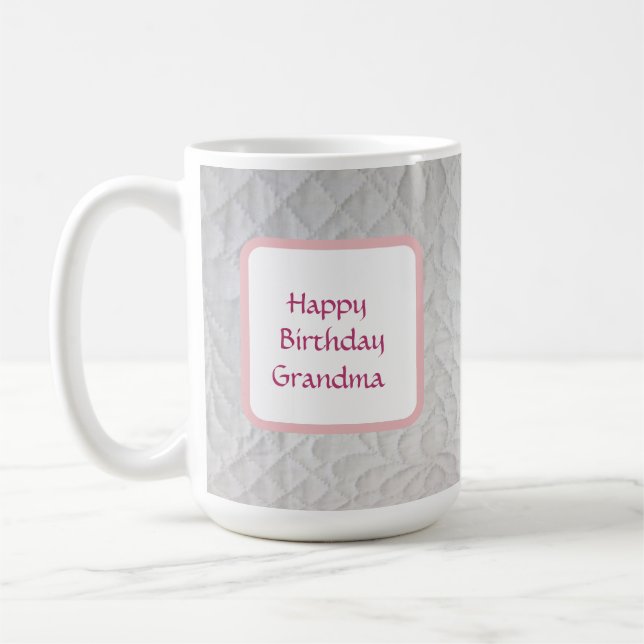Mug Anniversaire de la courtepointe à grand-mère (Gauche)